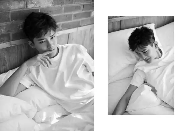 instyle大明星#@熊梓淇今日释出一组黑白写真~ 假酒少年一旦正经评创