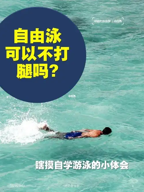 自由泳打腿技术学习