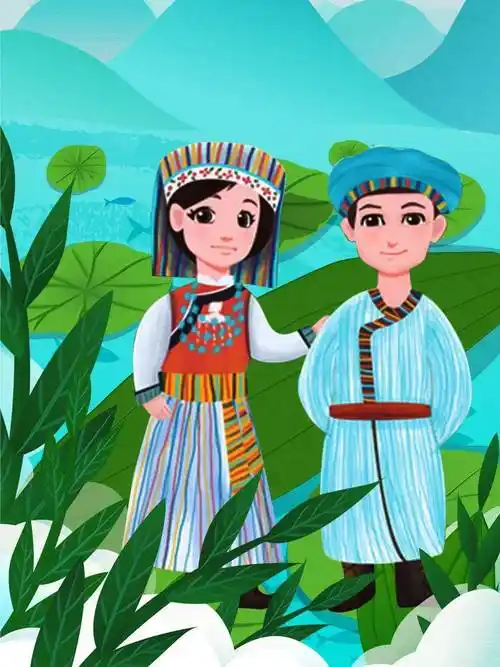 民族团结教育系列——67怒族_贡山_衣长_中国