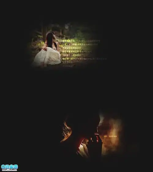 意境伤感大图模块 分手季节,离歌的悲伤