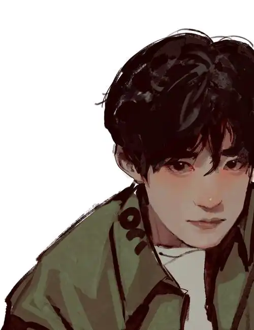 易烊千玺·手绘头像壁纸