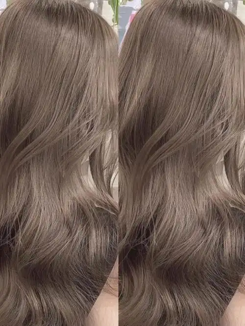 亚麻灰棕色夏季流行发色