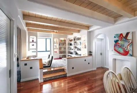 榻榻米客厅装修效果图大全 客厅榻榻米代替沙发设计案例