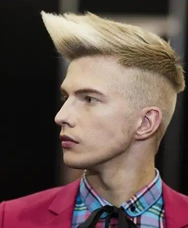 男士飞机头教程青少年男生飞机头发型2