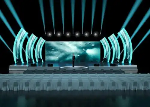 c4d)模型招商会议晚会发布会舞台灯光 舞美效果图1￥38cinema 4d(.