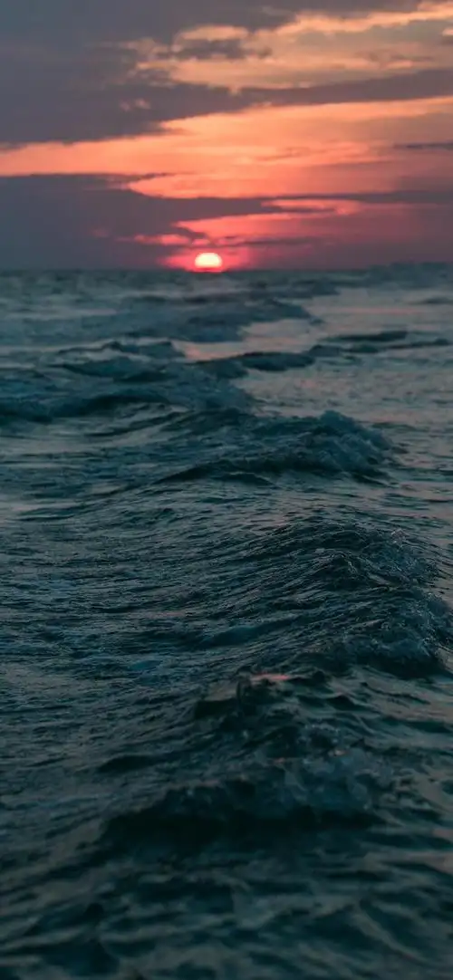 唯美落日风景手机壁纸