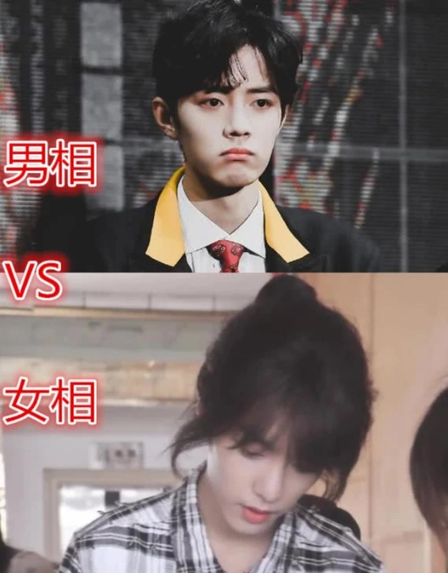 "男相帅,女相美"的男星,肖战温婉,王一博甜美