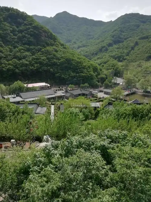 象牙山风景区温泉山庄影视基地俯瞰
