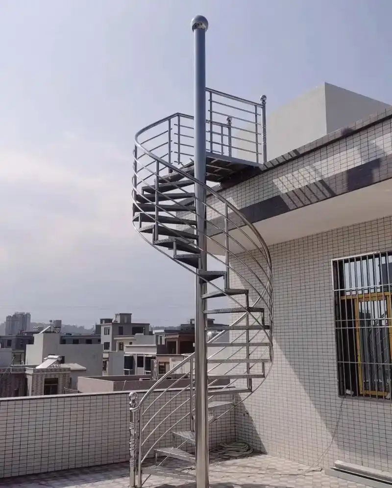 贵阳附近周边全套不锈钢旋转楼梯定做.