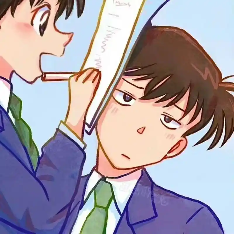 新兰甜蜜互动情头 画师@画画的雲兔