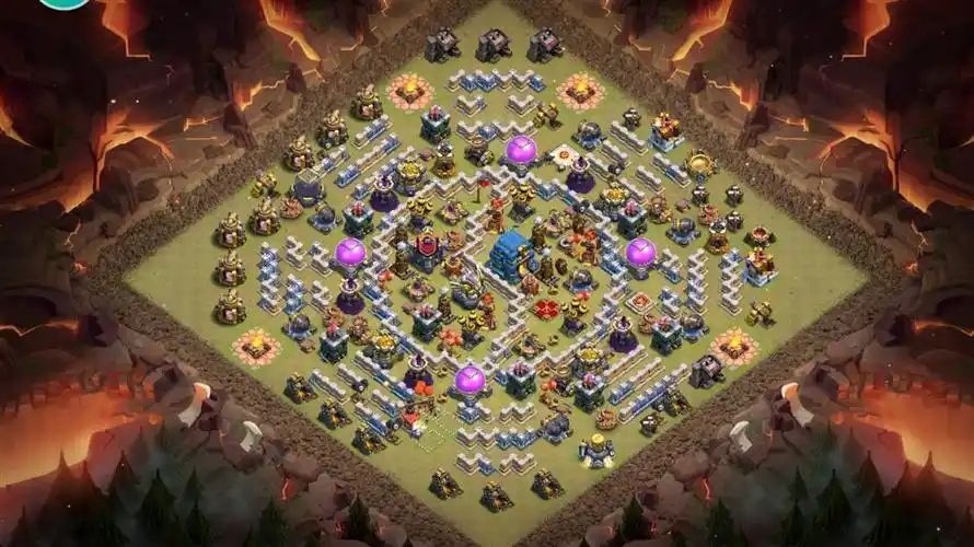 12本12本八卦阵,部落冲突阵型分享,12本12本八卦阵分享链接,12本12本