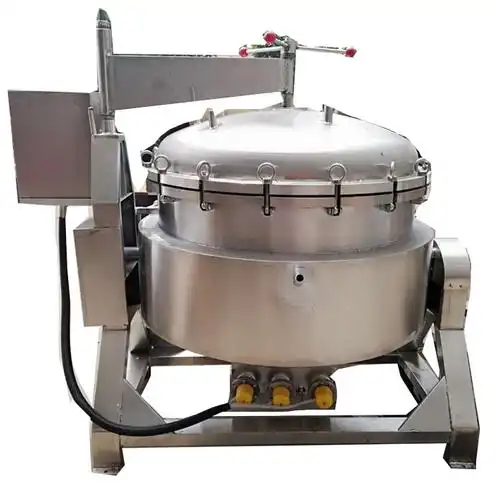 产品中心 蒸煮高压锅蒸煮锅以一定压力的蒸汽为热源(也可选用电加热)