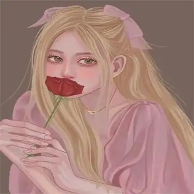 手绘头像女生唯美简约小清新简约可爱头像女生手绘