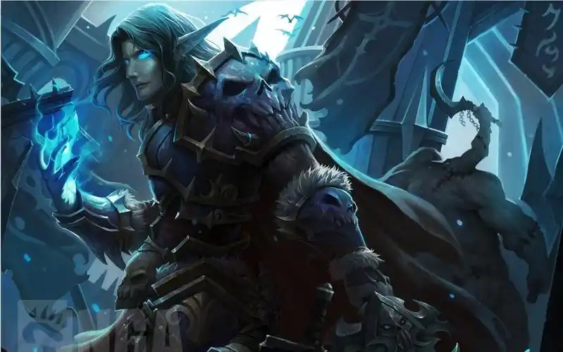 魔兽世界冰霜死亡骑士735版本大厅单体木桩