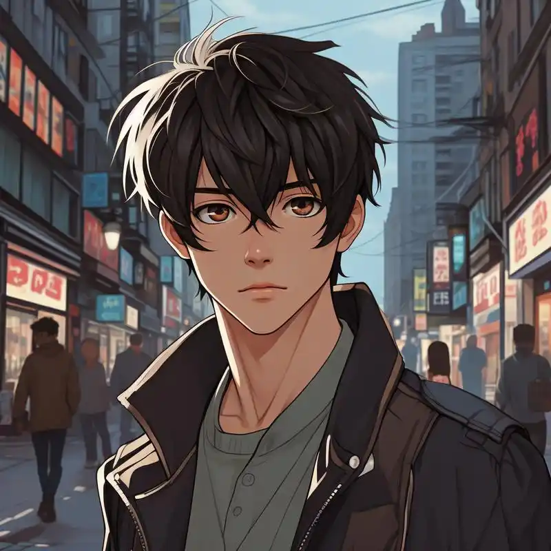 97漫画风帅哥头像,霸气冷酷99