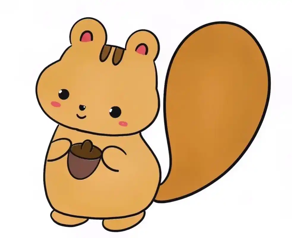 可爱的小松鼠9715.