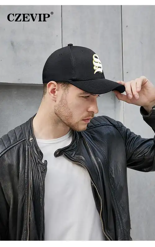 春季时尚后封口棒球帽子男韩版反戴不起球青年鸭舌帽休闲遮阳帽潮黑色