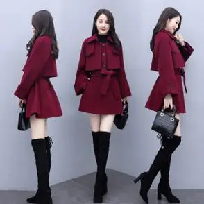 40岁中年女装妈妈装毛呢外套女中长款呢子大衣风衣秋冬新款