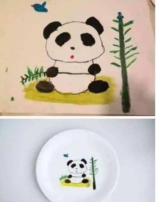 王菲之女李嫣,画了只熊猫卖100万,网友不解,专家:梦想无价_小朋友