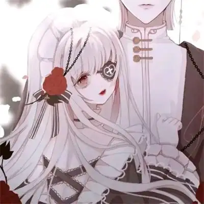 古风情头情侣仙气飘飘头像高清可爱超甜动漫情侣头像图片