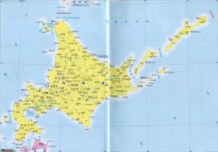 北海道地图_日本地图库