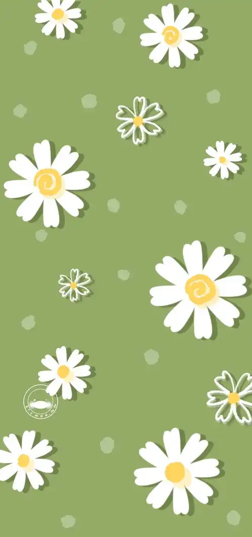 治愈清新可爱小fafa平铺手机壁纸