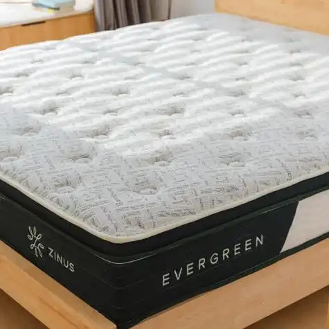 zinus 际诺思进口乳胶透气垫椰棕25cm独立弹簧床垫1.