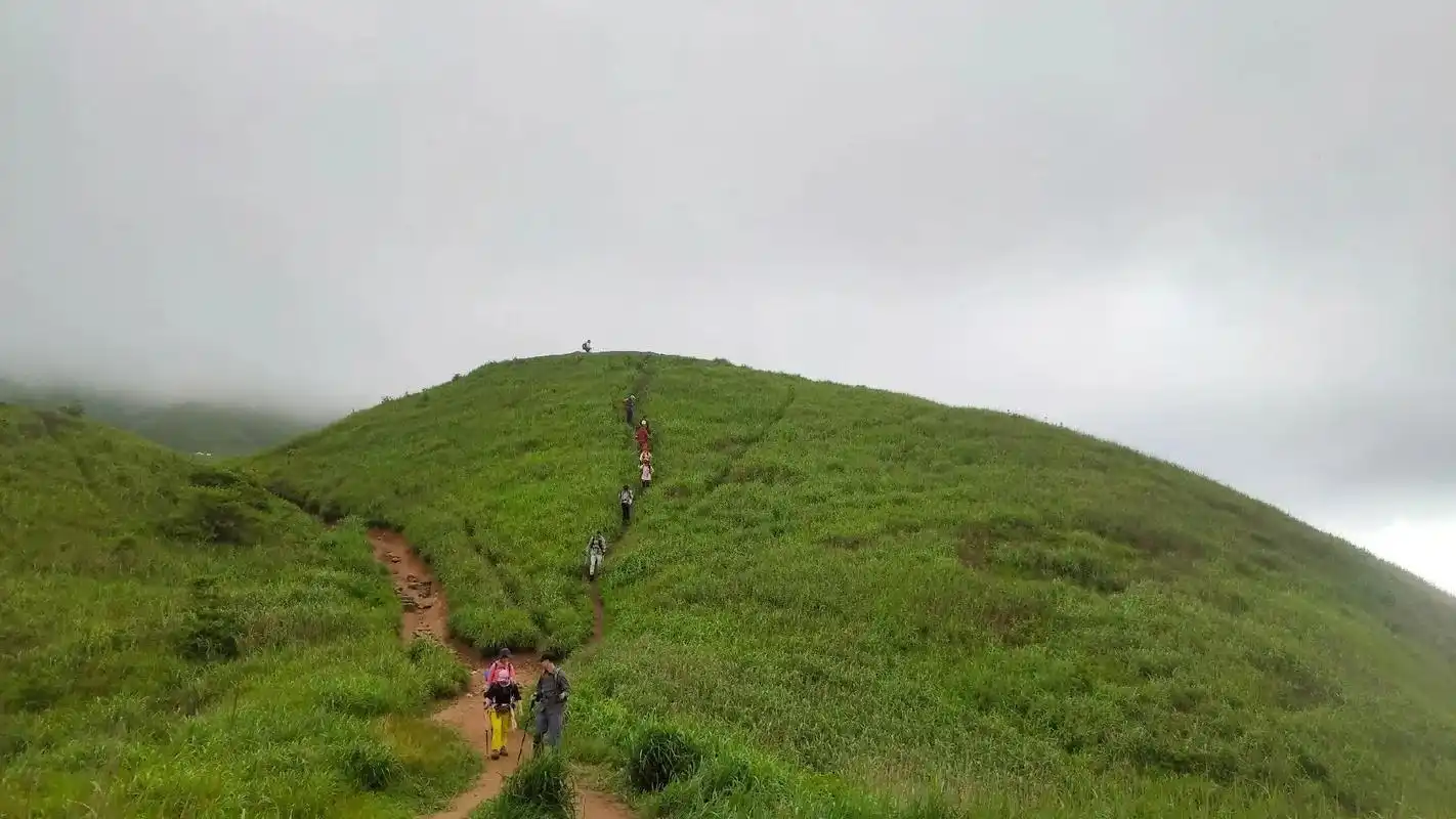 武功山好汉坡绝望坡千丈岩