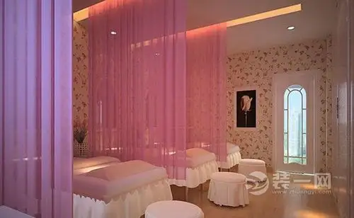 成都美容院设计装修效果图四川1769装饰