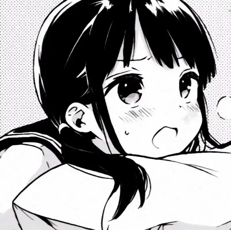 黑白动漫女生头像分享|高冷 搞怪 可爱 #优质女生头像# #头像分享