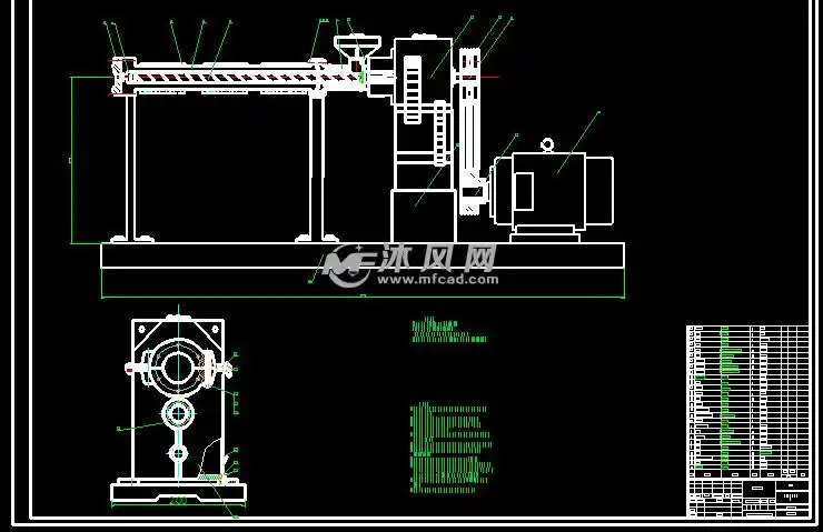 线型低密度聚乙烯单螺杆挤出机设计