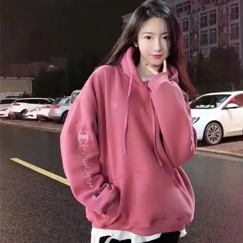 【冠军卫衣】19秋款champion冠军专柜三色情侣秋季连帽卫衣 潮代