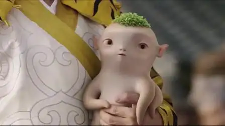 捉妖记2:胡巴与爹妈重逢,却被梁朝伟抢走,要抱抱的表情好可爱