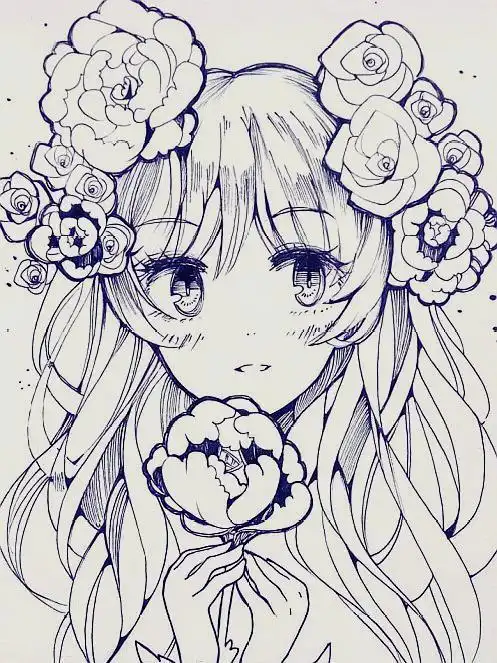 什么样的萝莉才能吸引你?插画师手绘的二次元美少女可以吗?