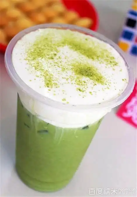 抹茶芝士奶盖茶(冷,热) ￥12元/杯 已售21份