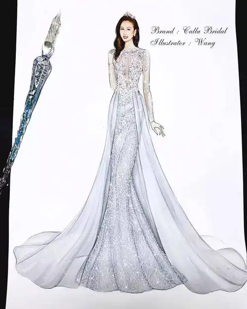 礼服是指在庄重的场合或举行仪式时穿的服装,如晚礼服.