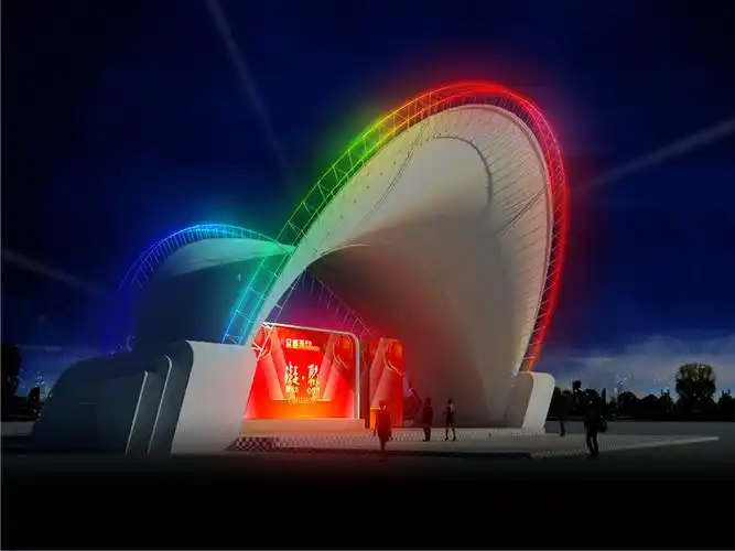 博乐市民广场 / 舞台效果图设计