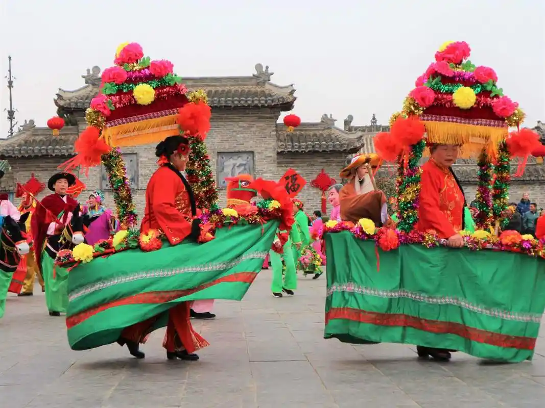 山东聊城临清民间社火新年习俗