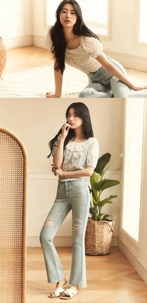 彰显休闲时尚的美女裴秀智xguess22sscollection一组要收藏的画报