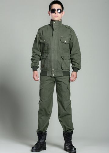 工作服男装套装户外耐磨耐脏纯棉防烫电焊工上衣工装制服