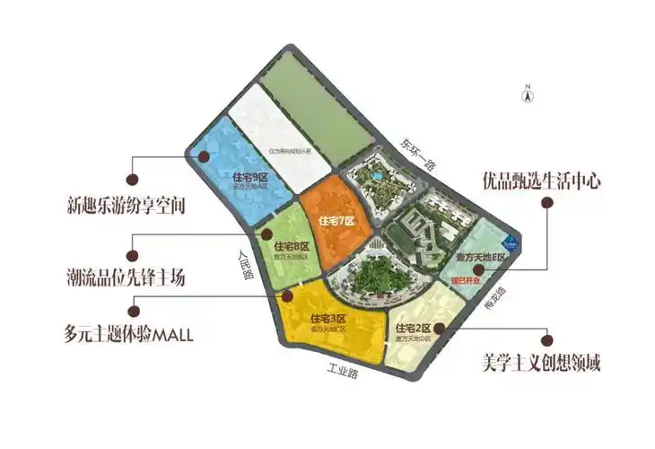 壹成中心最新分区图