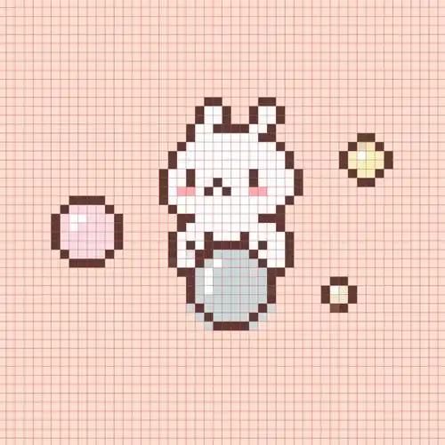 像素画 | 小兔叽 图纸在第二页 蟹蟹大家喜欢