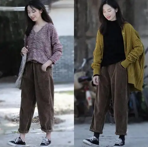 哈伦裤配什么上衣微胖的你穿小衫哈伦裤