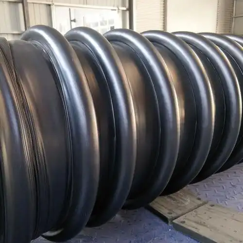 厂家供应hdpe缠绕结构壁管 克拉管 排污管雨水管批发