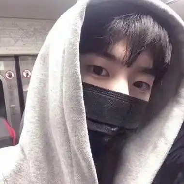 口罩男头像真人戴口罩qq头像男精选图片