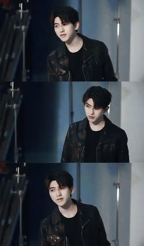 蔡徐坤燕京啤酒拍摄花絮公开皮衣酷拽大帅哥又在散发魅力