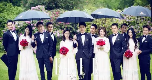 张歆艺袁弘古堡办婚礼热吻 伴郎伴娘颜值高
