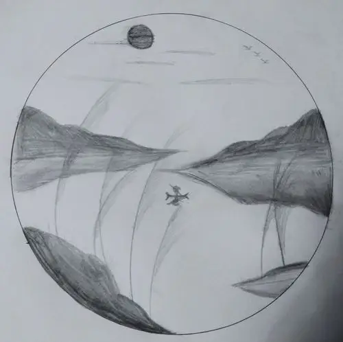 新世纪学校七年级学生"停课不停学"优秀美术作业展——《画家乡的风景