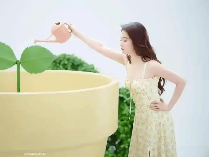 刘亦菲黄玫瑰吊带裙造型好美呀!就像一阵温柔的清风,美的人心醉