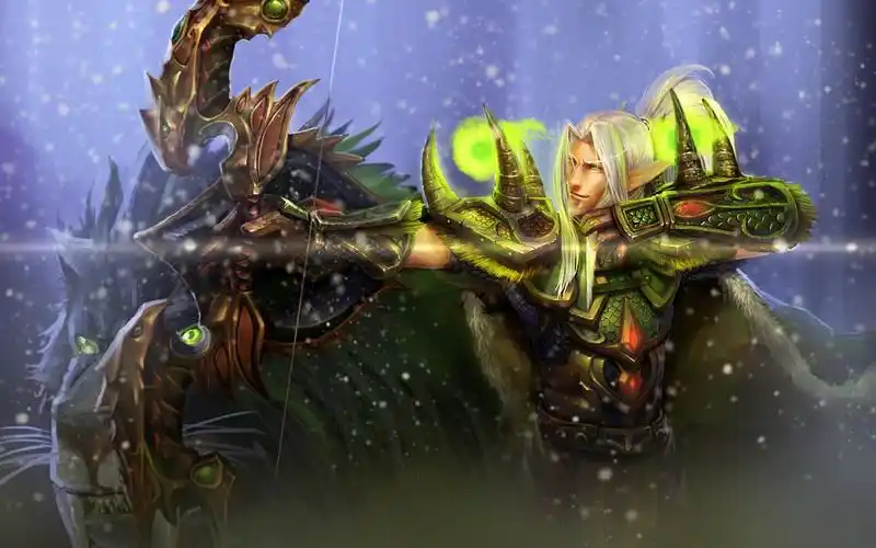 同学的血精灵猎人补了张1280的